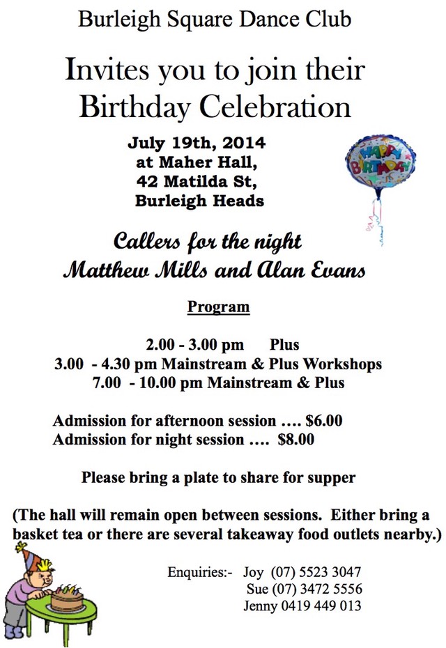 2014 birthday flyer
