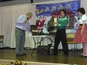 Alan and Jane receiving their presents
